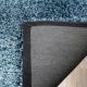 Blue Modern Shaggy Hall Mat